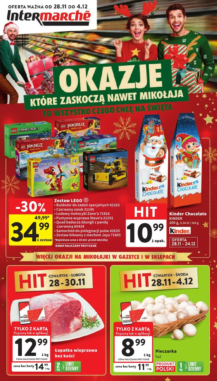 gazetka promocyjna Intermarche Okazje które zaskoczą nawet Mikołaja - Strona 1