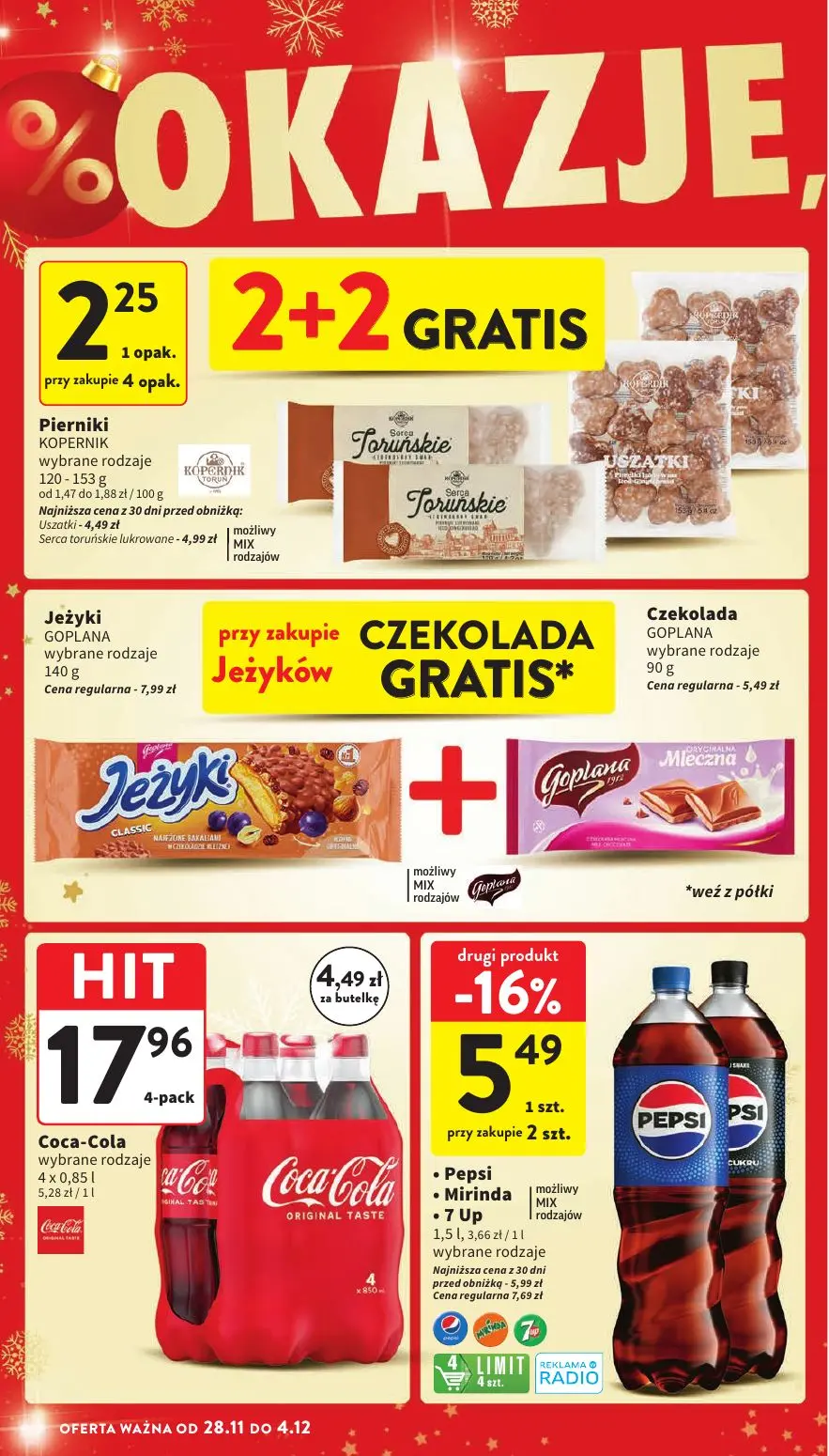 gazetka promocyjna Intermarche Okazje które zaskoczą nawet Mikołaja - Strona 18