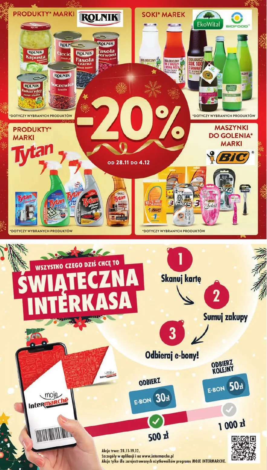 gazetka promocyjna Intermarche Okazje które zaskoczą nawet Mikołaja - Strona 20