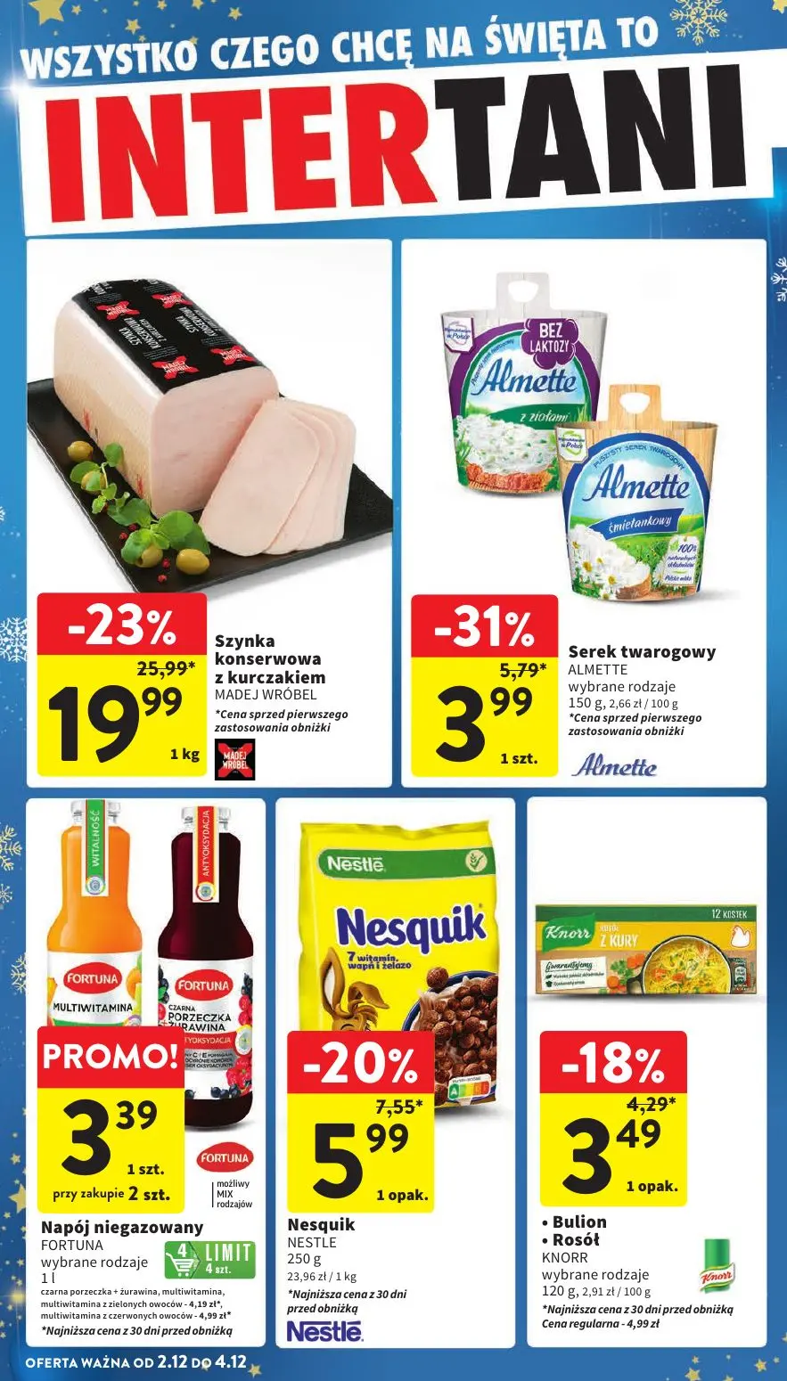 gazetka promocyjna Intermarche Okazje które zaskoczą nawet Mikołaja - Strona 46