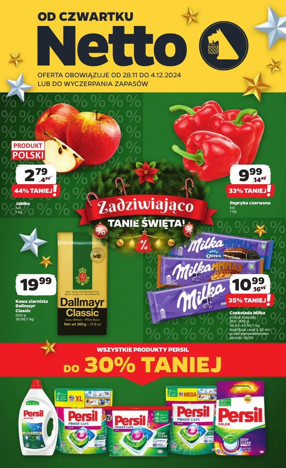 gazetka promocyjna NETTO Zadziwiająco tanie Święta - Strona 1