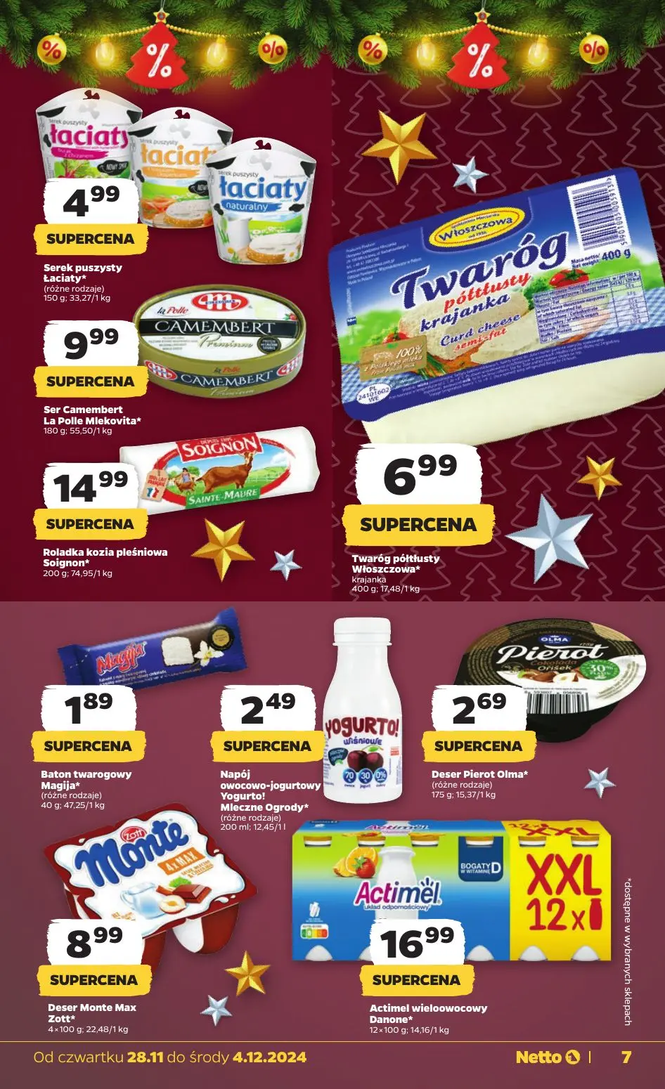 gazetka promocyjna NETTO Zadziwiająco tanie Święta - Strona 7