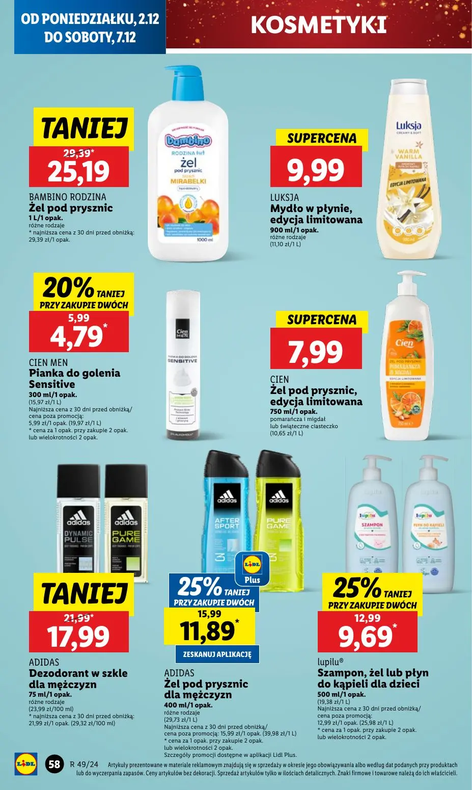 gazetka promocyjna LIDL Od poniedziałku - Strona 62