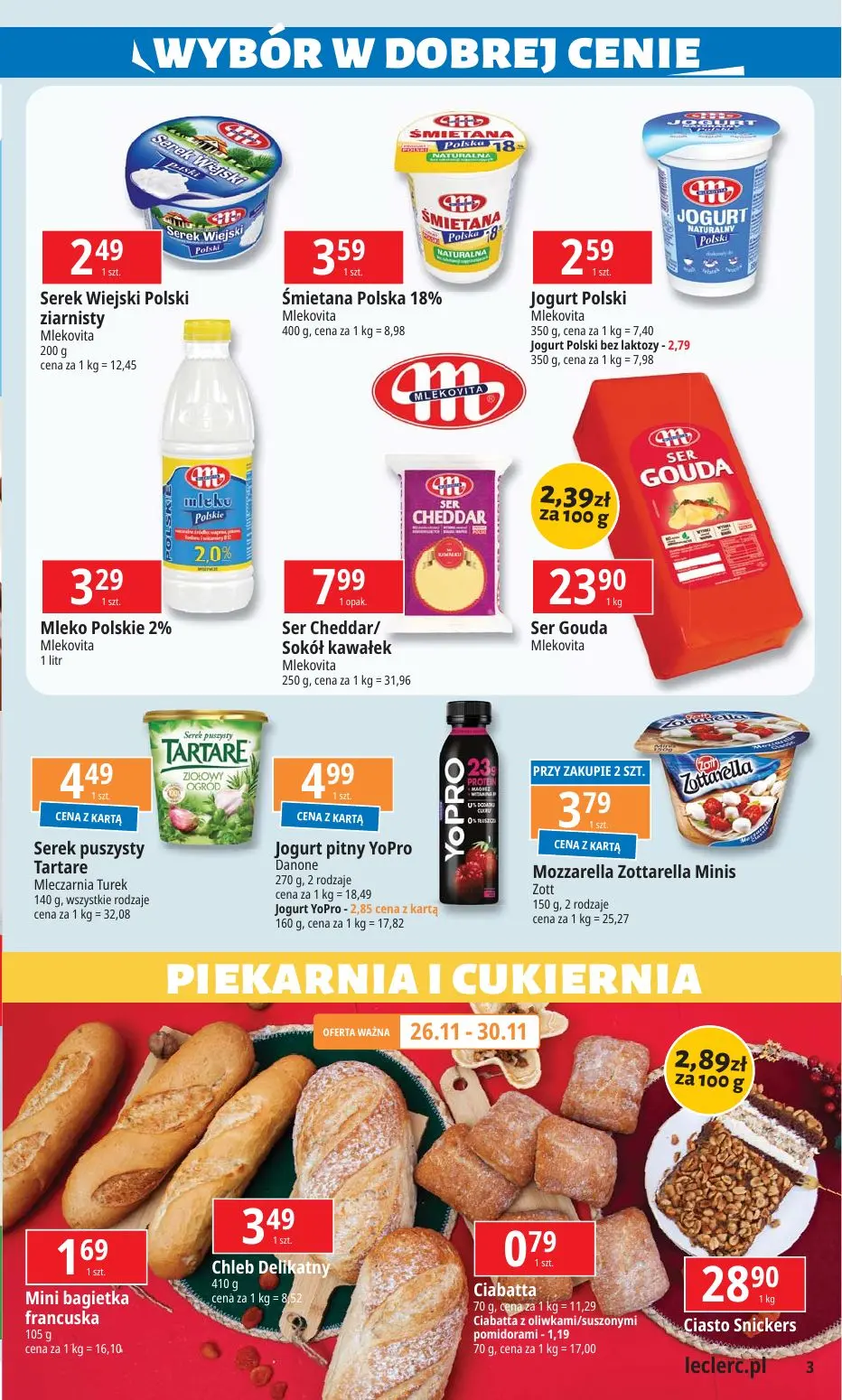 gazetka promocyjna E.Leclerc Mikołajki w dobrej cenie - oferta rozszerzona - Strona 3