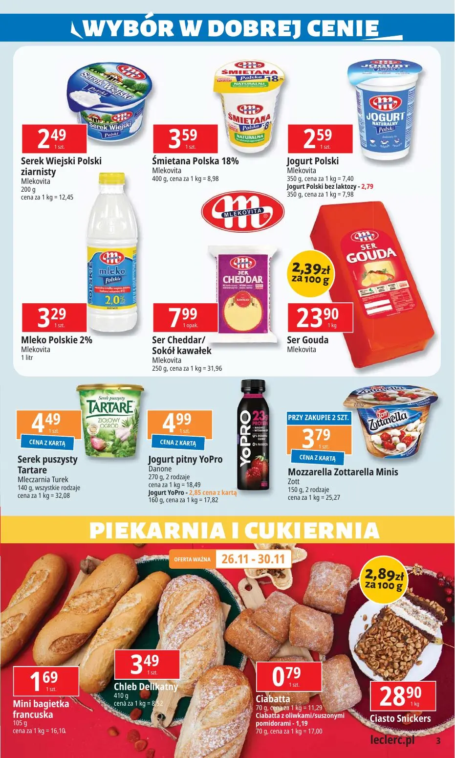 gazetka promocyjna E.Leclerc Mikołajki w dobrej cenie - Strona 3