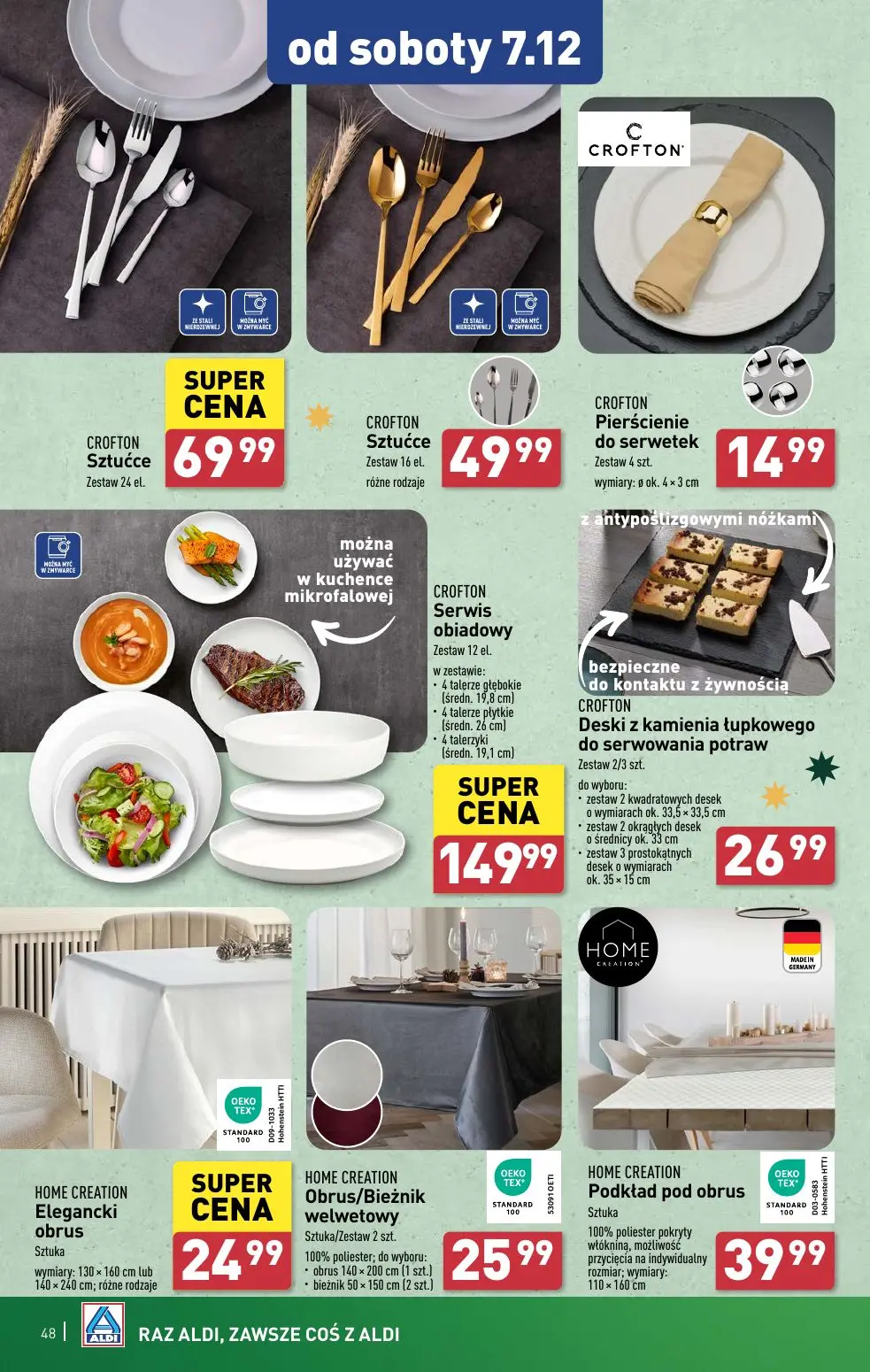 gazetka promocyjna ALDI Raz ALDI, zawsze coś z ALDI - Strona 48