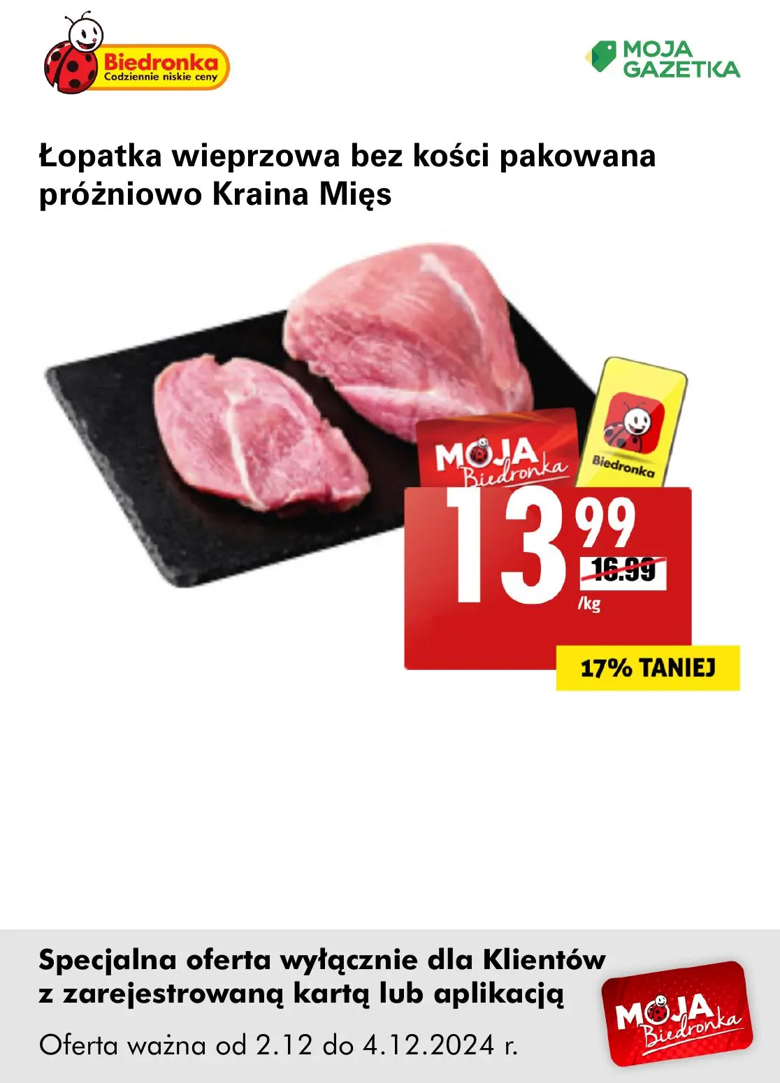 gazetka promocyjna Biedronka Oferta z kartą Moja Biedronka - Strona 2