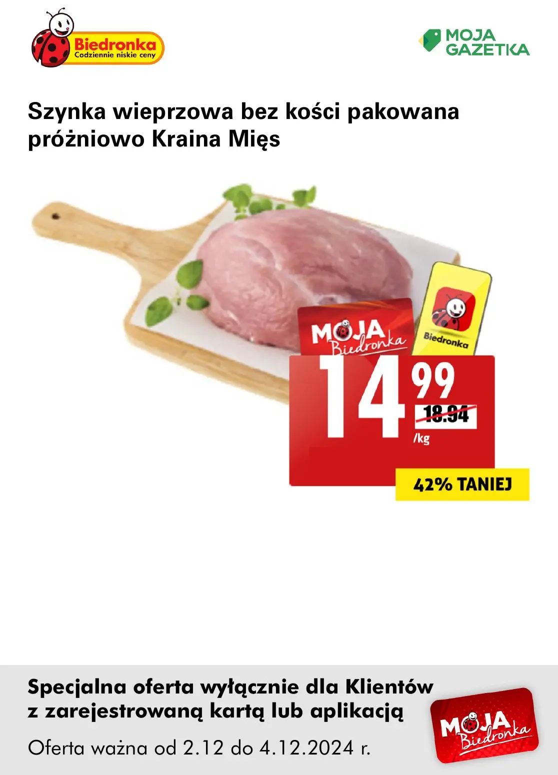 gazetka promocyjna Biedronka Oferta z kartą Moja Biedronka - Strona 3