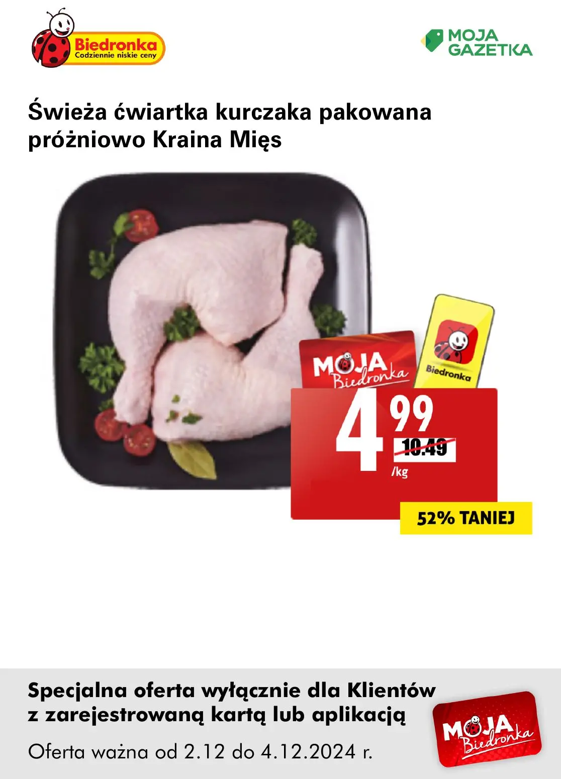 gazetka promocyjna Biedronka Oferta z kartą Moja Biedronka - Strona 4