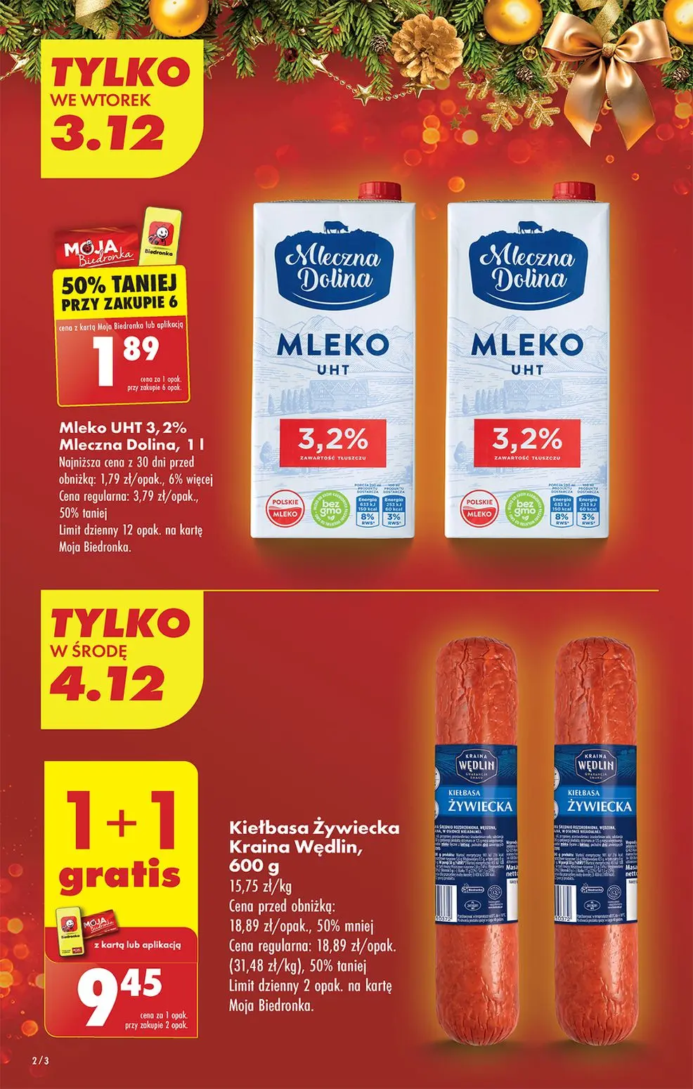 gazetka promocyjna Biedronka Lada tradycyjna. Od poniedziałku - Strona 2