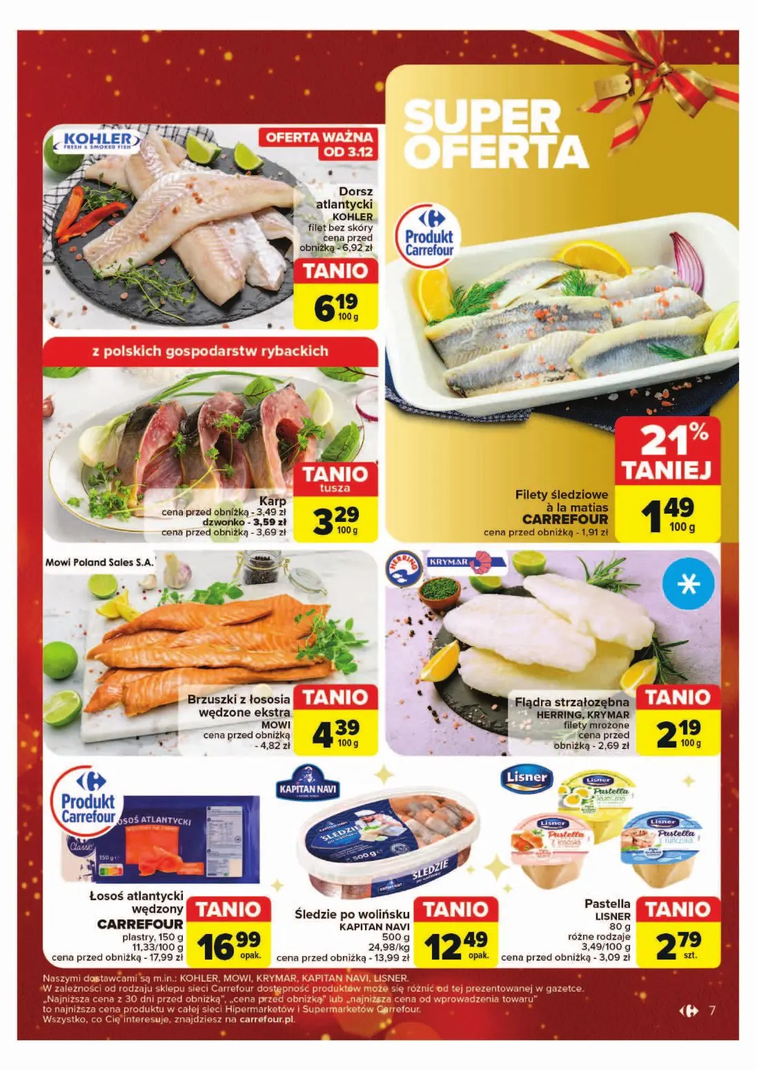 gazetka promocyjna Carrefour Market Rozsmakuj się w Świętach w najlepszych cenach - Strona 7