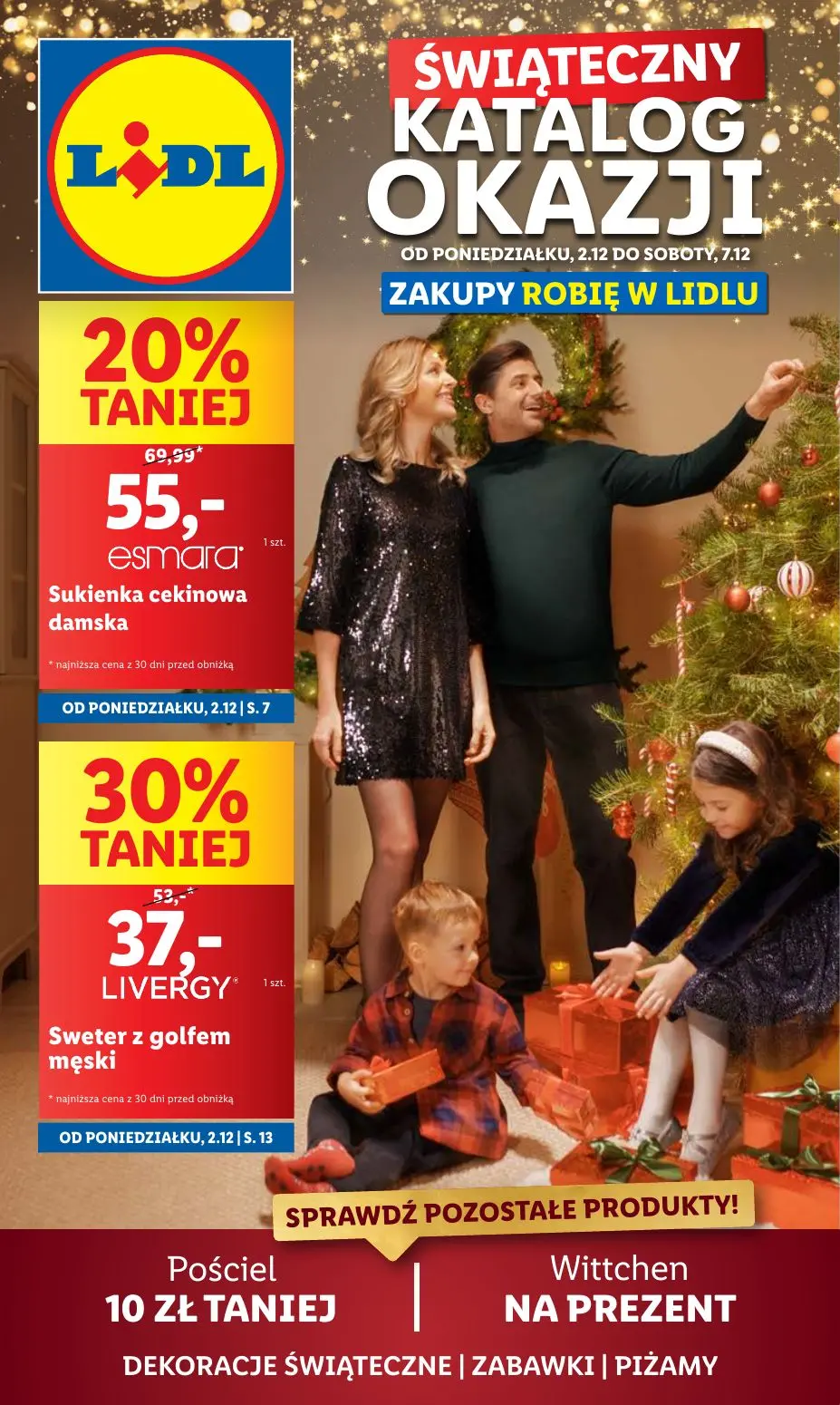 gazetka promocyjna LIDL Świąteczny katalog okazji - Strona 1