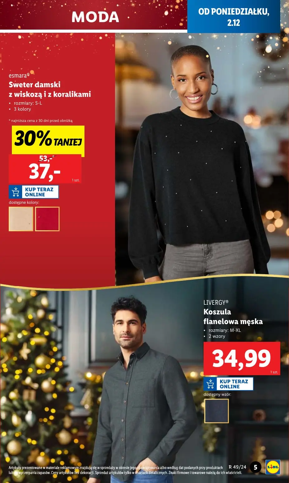 gazetka promocyjna LIDL Świąteczny katalog okazji - Strona 5