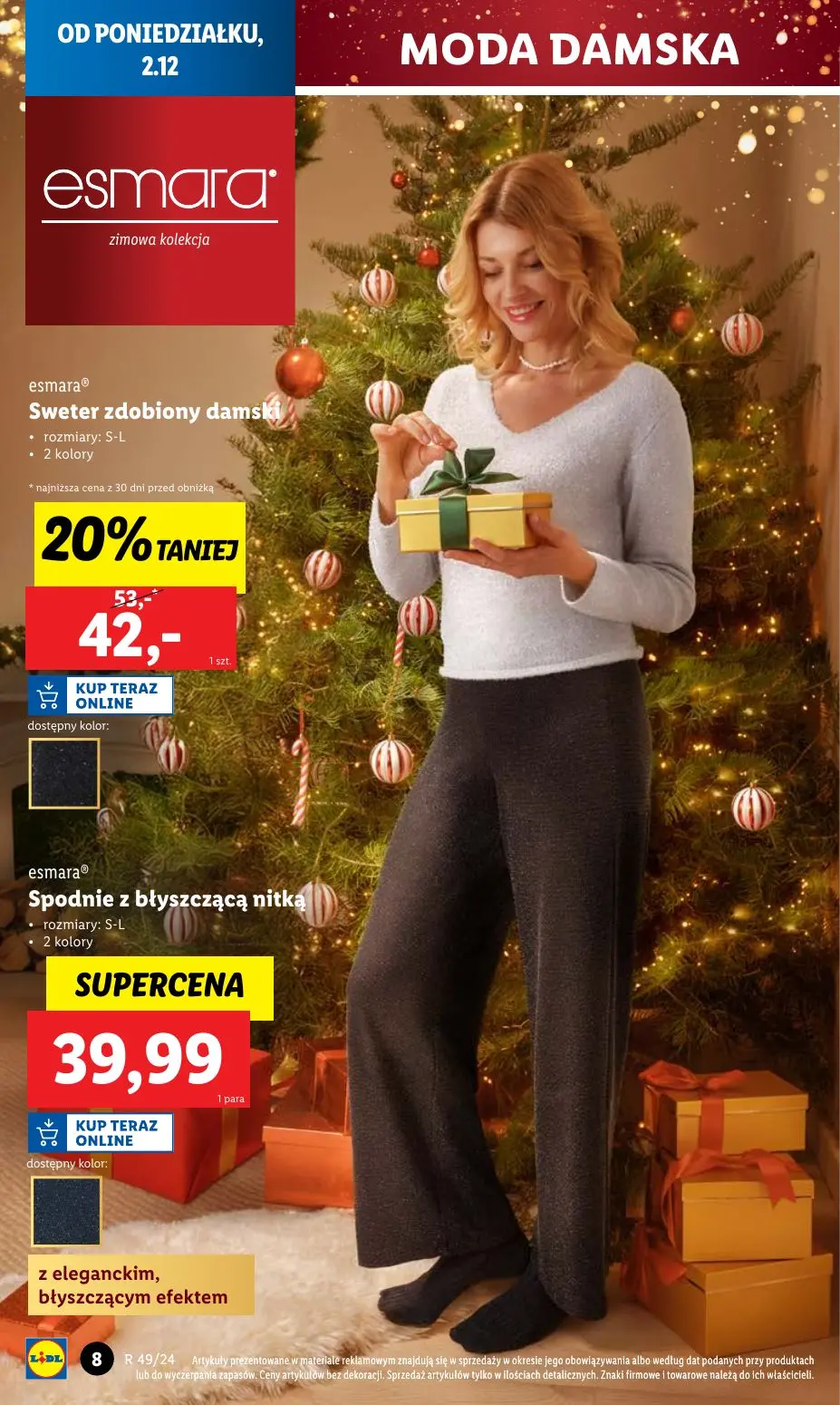 gazetka promocyjna LIDL Świąteczny katalog okazji - Strona 8