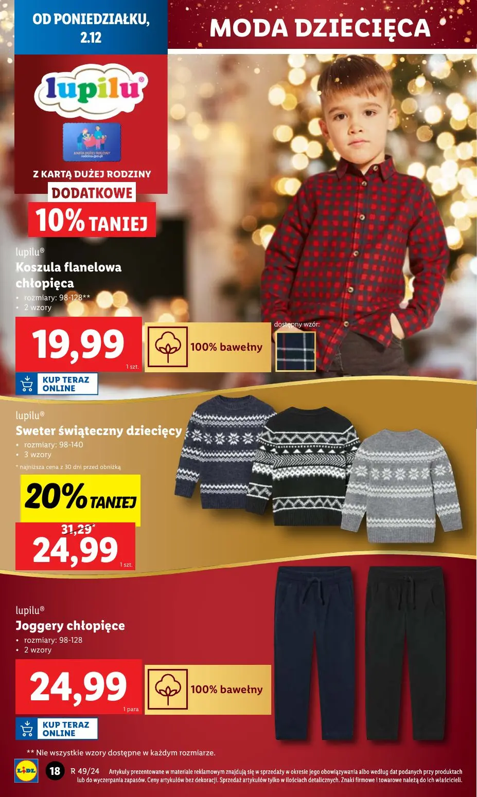 gazetka promocyjna LIDL Świąteczny katalog okazji - Strona 18