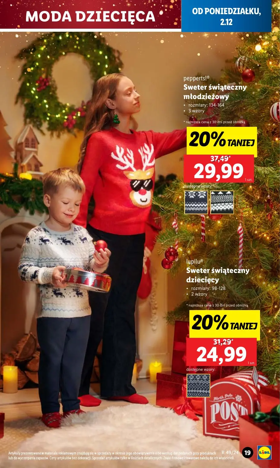 gazetka promocyjna LIDL Świąteczny katalog okazji - Strona 19