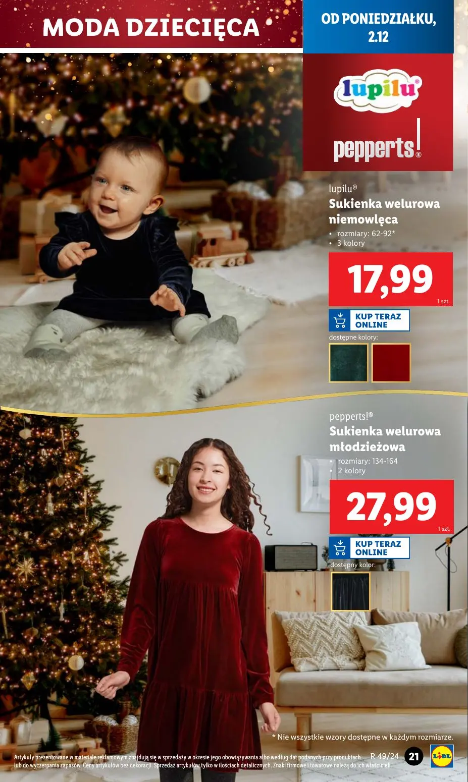 gazetka promocyjna LIDL Świąteczny katalog okazji - Strona 21