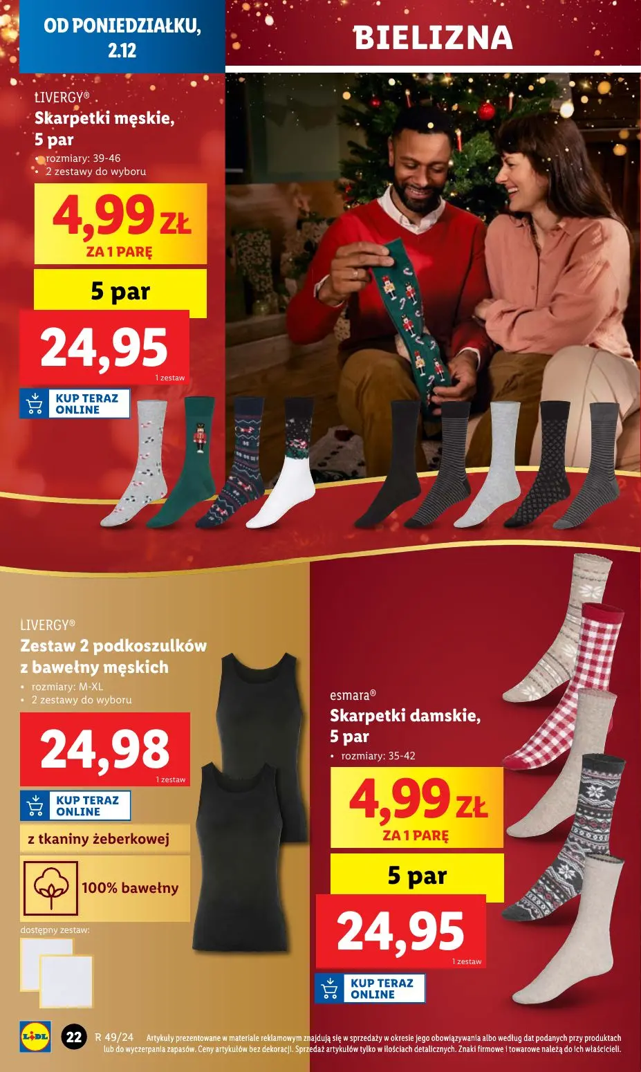 gazetka promocyjna LIDL Świąteczny katalog okazji - Strona 22