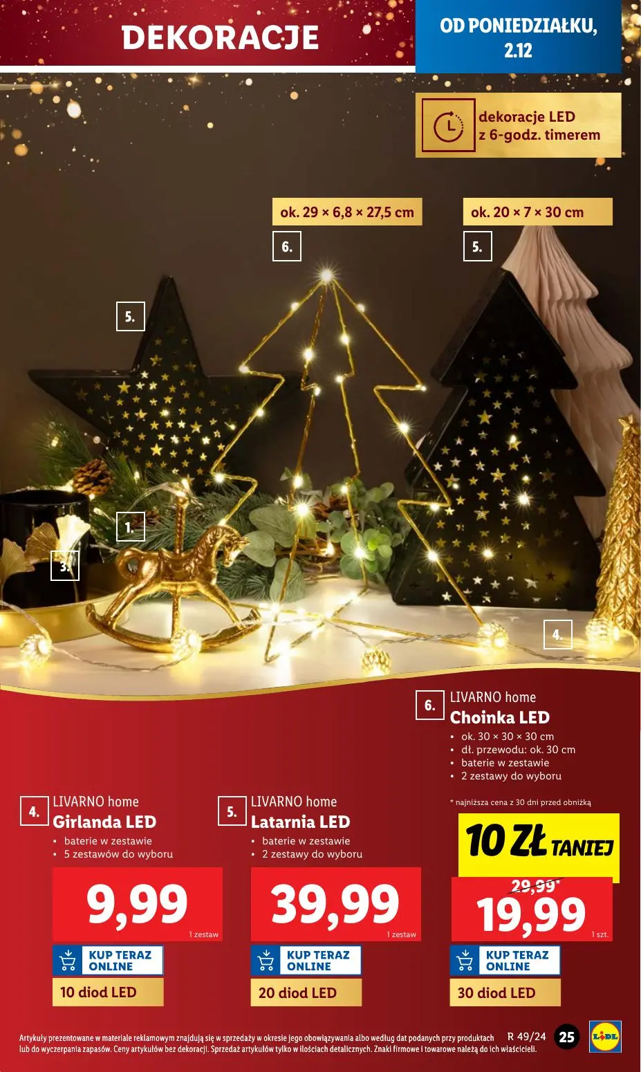 gazetka promocyjna LIDL Świąteczny katalog okazji - Strona 25