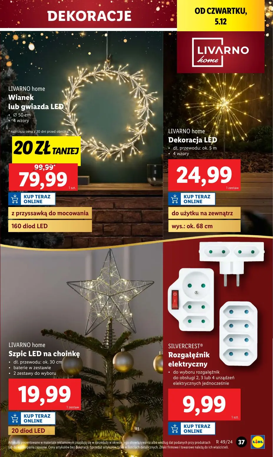 gazetka promocyjna LIDL Świąteczny katalog okazji - Strona 41