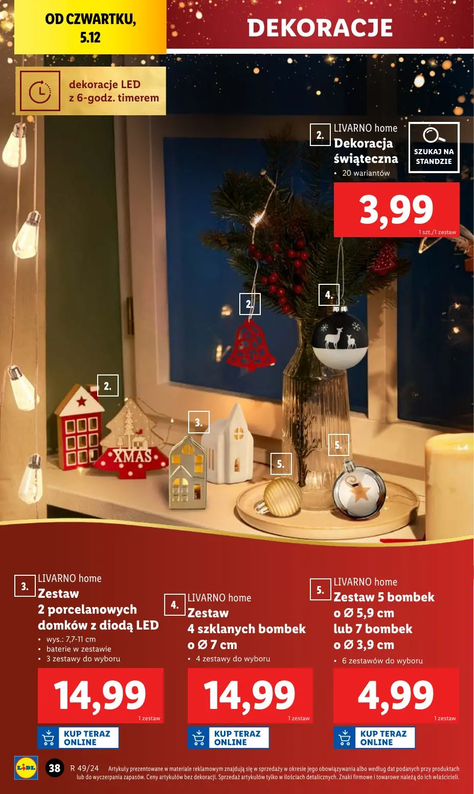 gazetka promocyjna LIDL Świąteczny katalog okazji - Strona 42