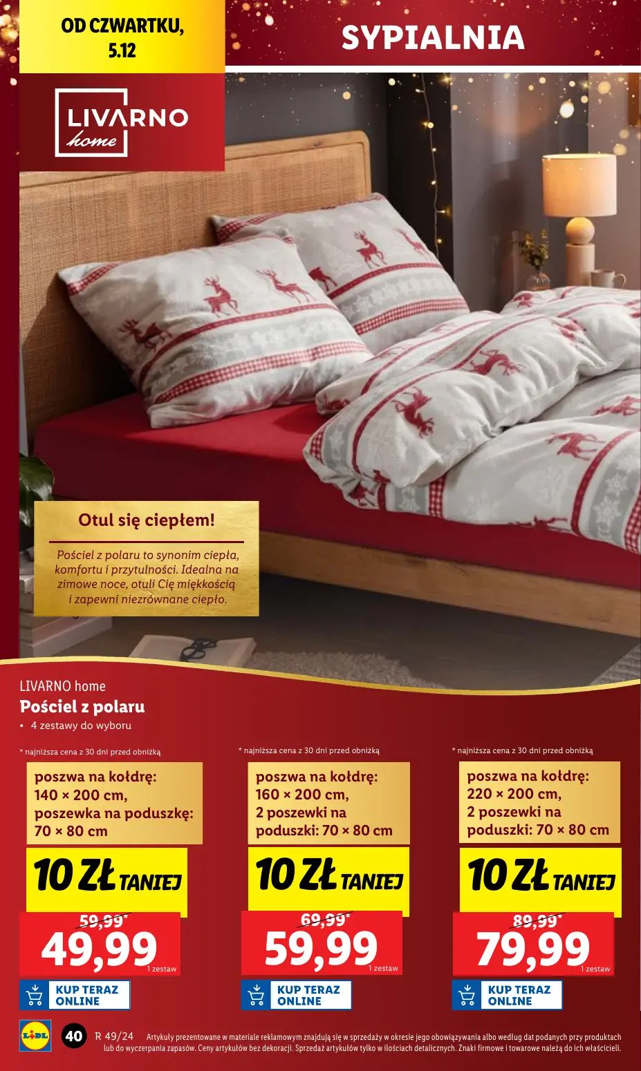 gazetka promocyjna LIDL Świąteczny katalog okazji - Strona 44