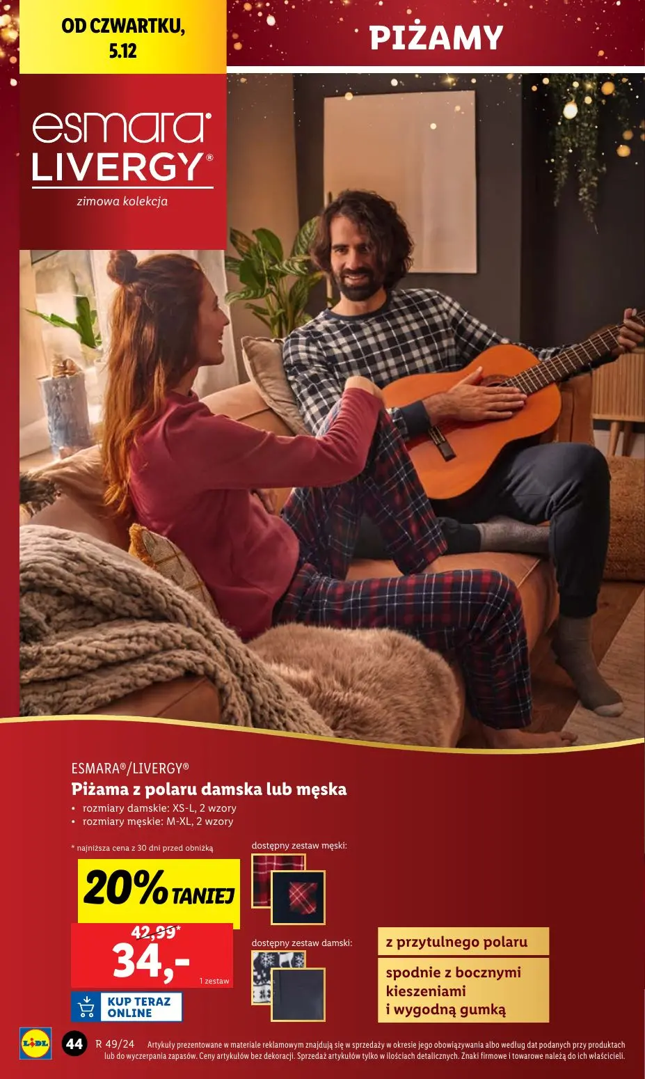 gazetka promocyjna LIDL Świąteczny katalog okazji - Strona 48