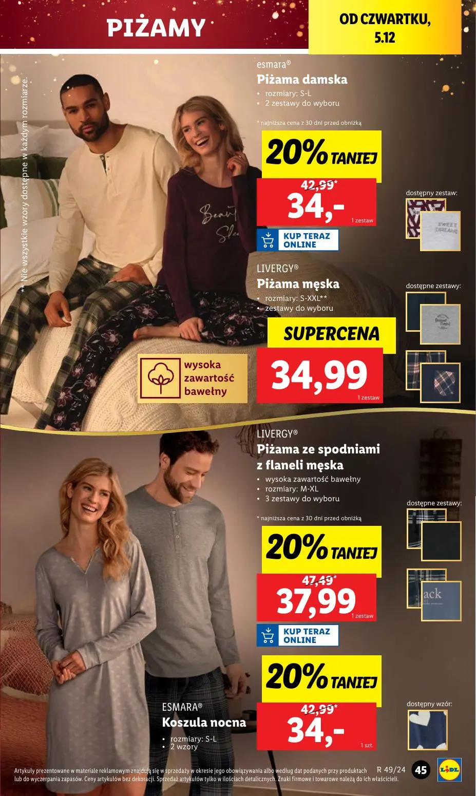 gazetka promocyjna LIDL Świąteczny katalog okazji - Strona 49