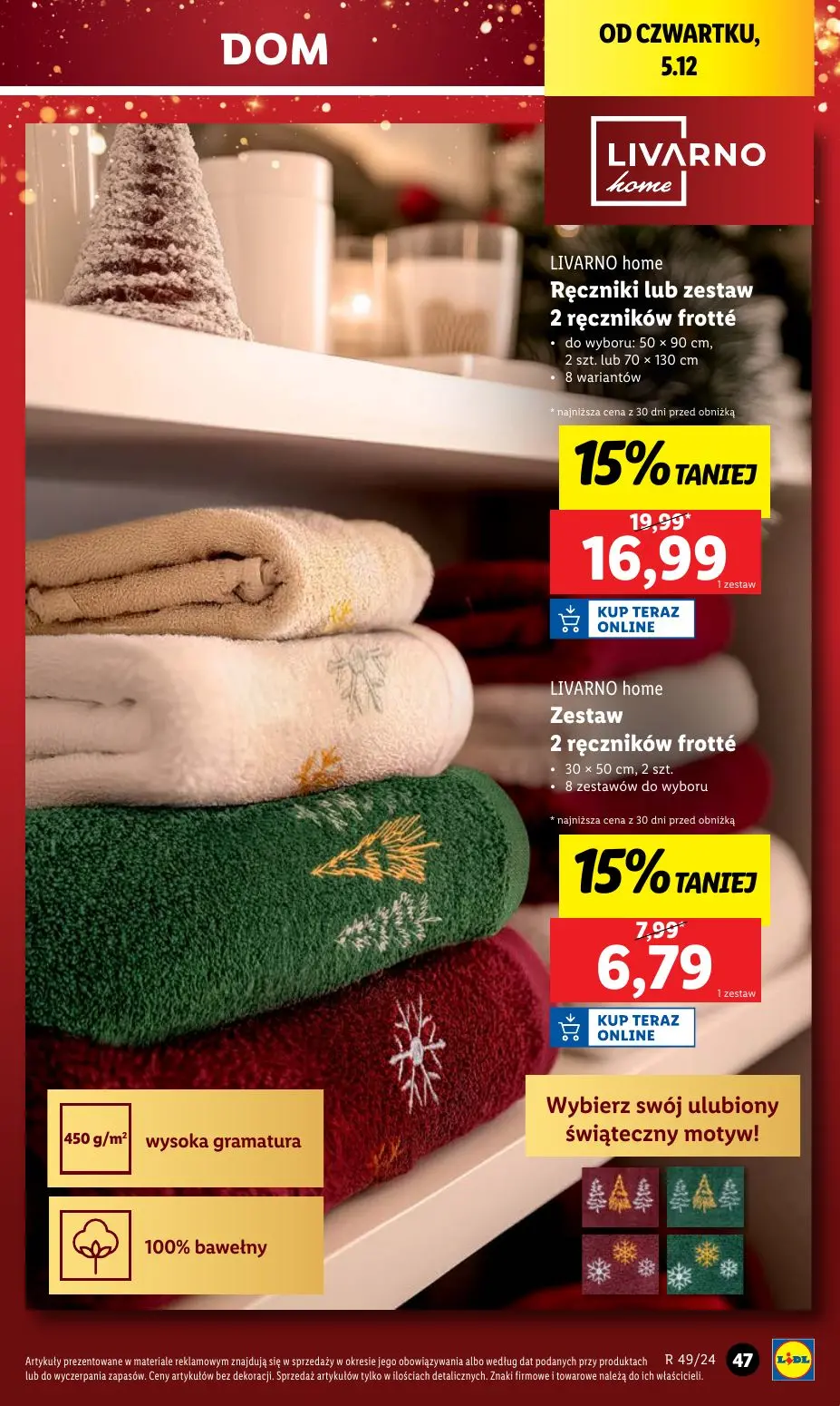 gazetka promocyjna LIDL Świąteczny katalog okazji - Strona 51