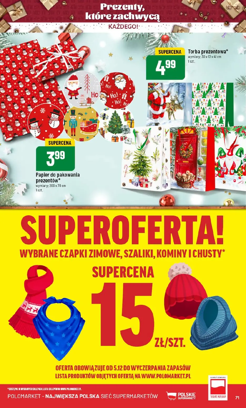 gazetka promocyjna POLOmarket Świętnie że ho! ho! - Strona 71