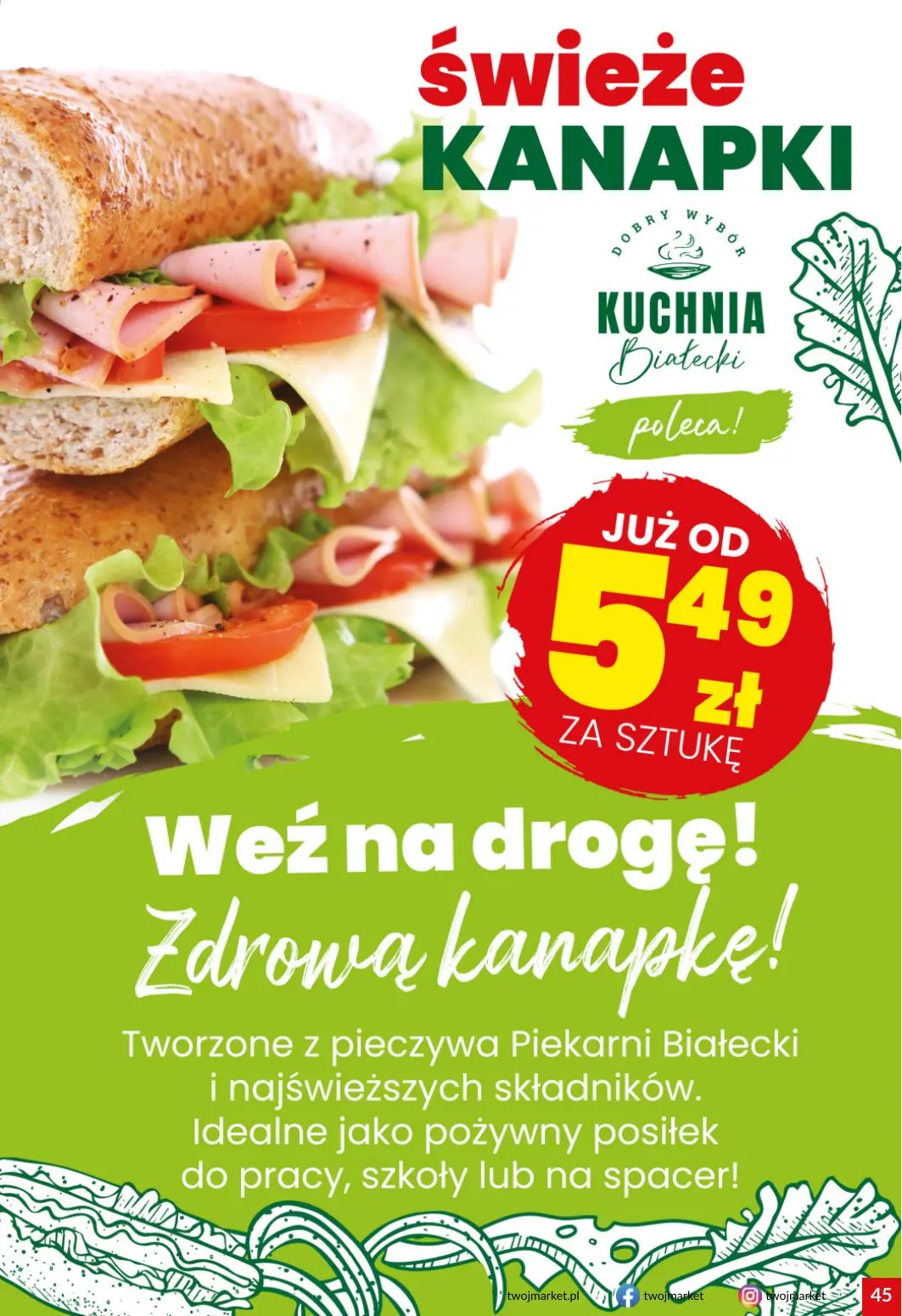 gazetka promocyjna Twój Market  - Strona 45