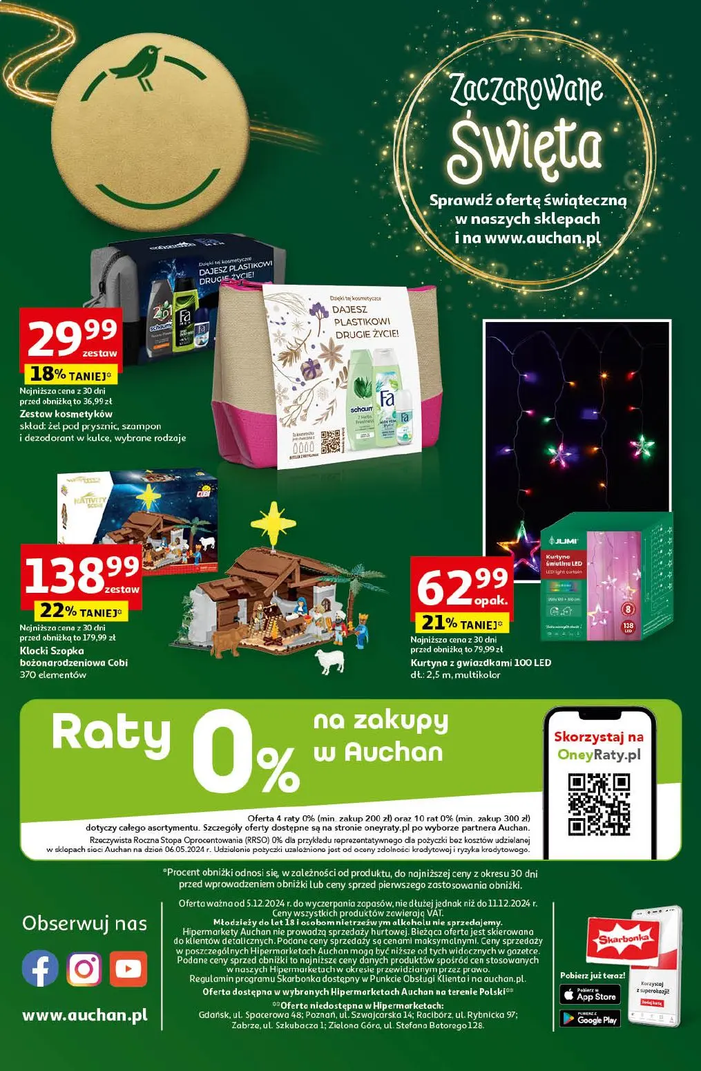 gazetka promocyjna Auchan Zaczarowane Święta - Strona 62