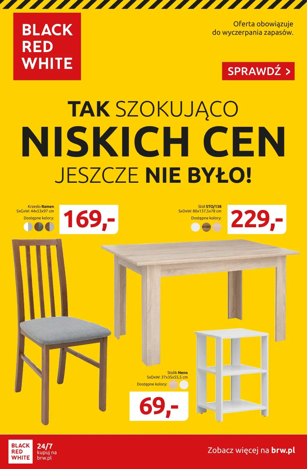 gazetka promocyjna Black Red White SZOKUJĄCO NISKIE CENY - Strona 1