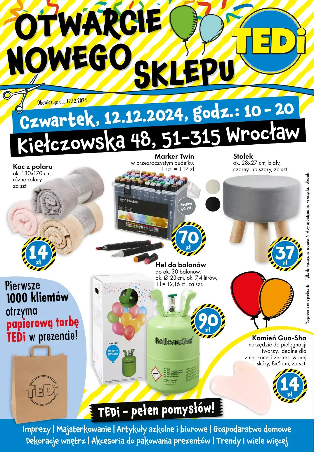 gazetka promocyjna TEDi Wrocław - otwarcie sklepu - Strona 1