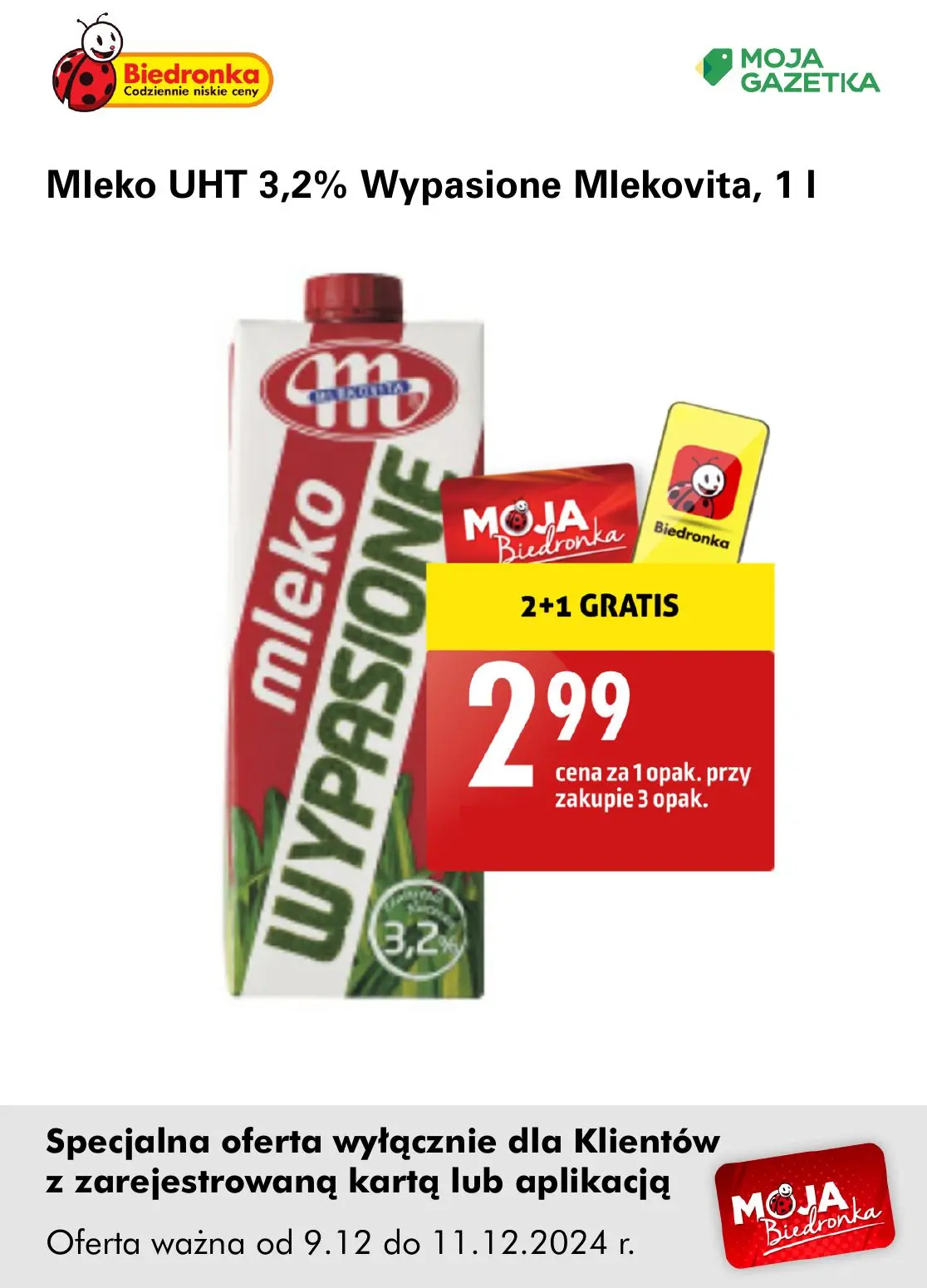 gazetka promocyjna Biedronka Oferta z kartą Moja Biedronka - Strona 2