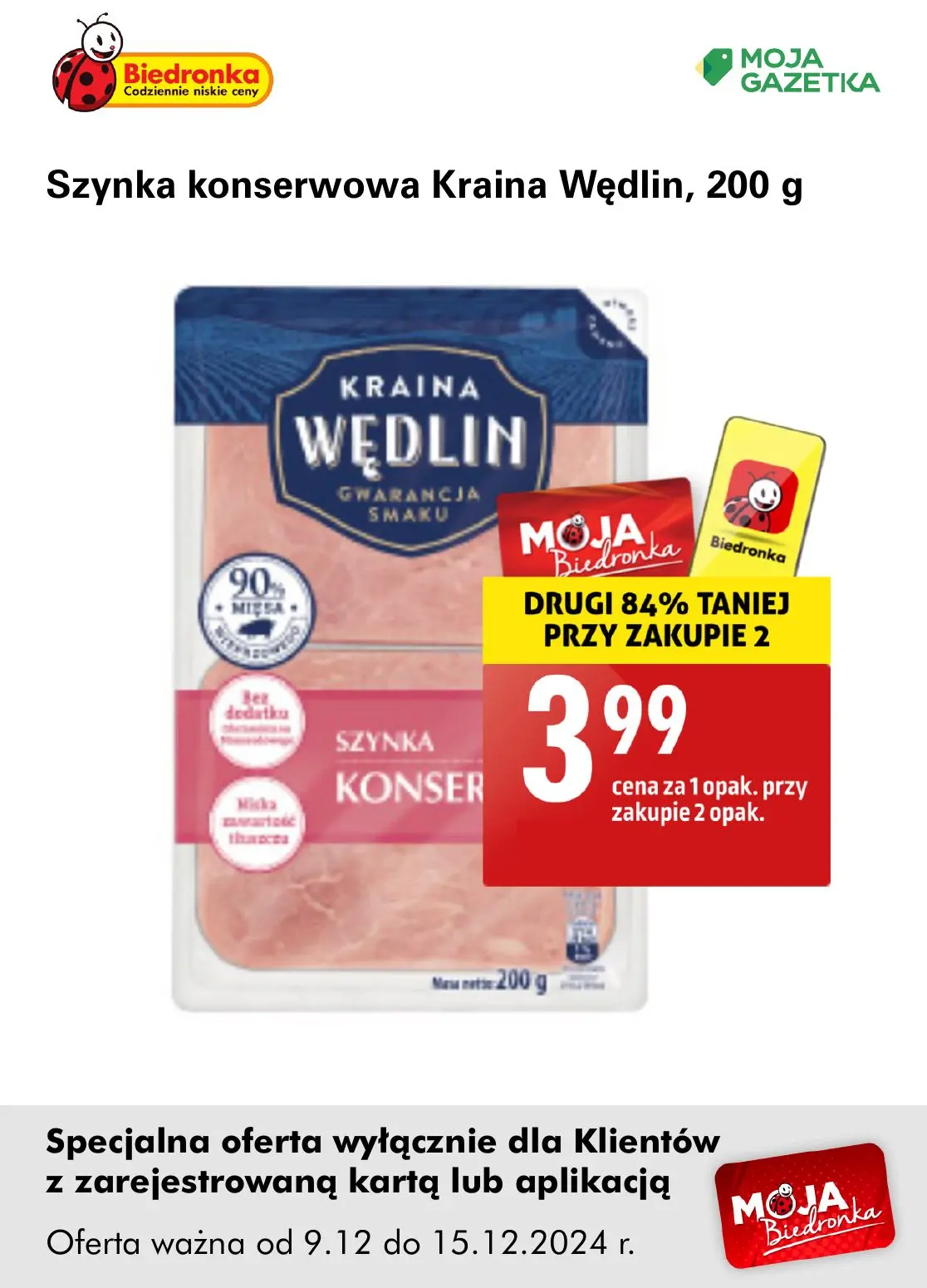 gazetka promocyjna Biedronka Oferta z kartą Moja Biedronka - Strona 9