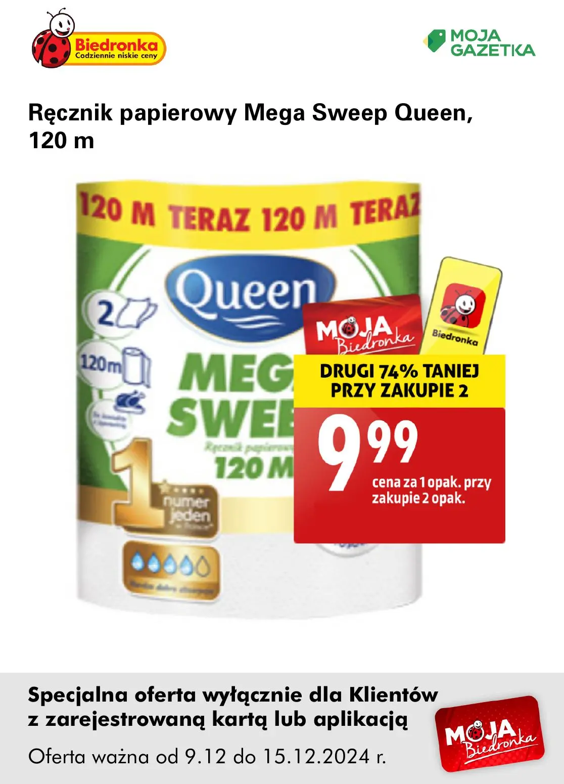 gazetka promocyjna Biedronka Oferta z kartą Moja Biedronka - Strona 12