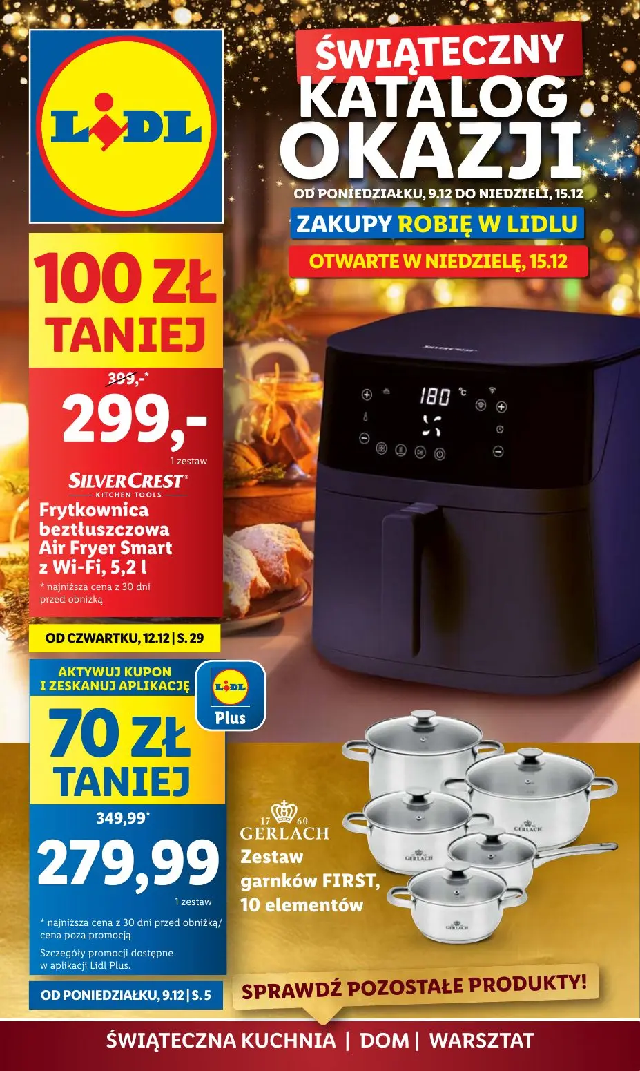 gazetka promocyjna LIDL Świąteczny katalog okazji - Strona 1