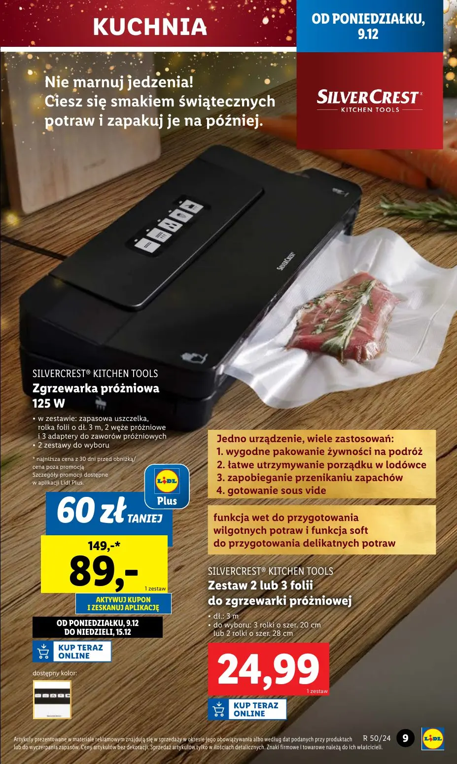 gazetka promocyjna LIDL Świąteczny katalog okazji - Strona 9