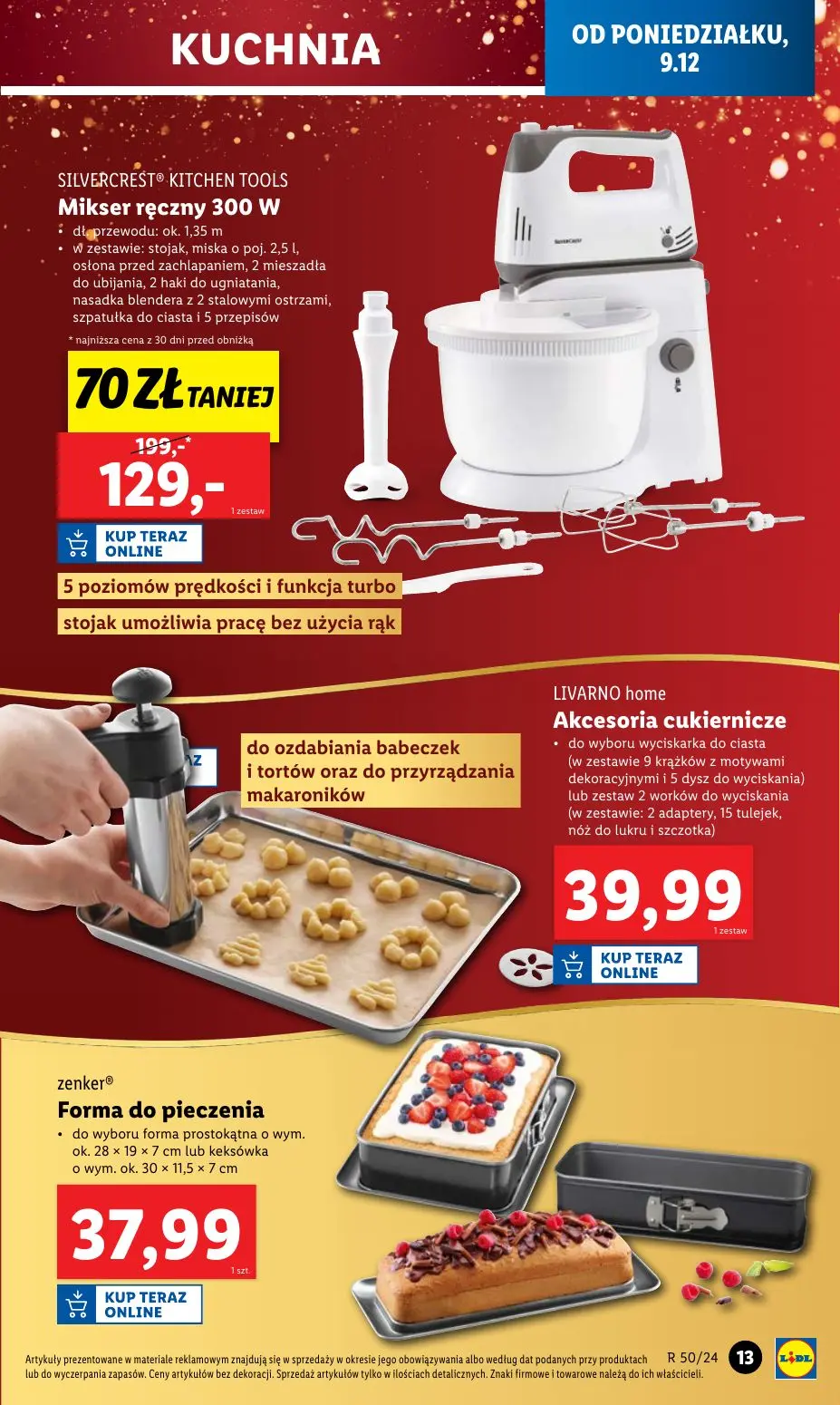 gazetka promocyjna LIDL Świąteczny katalog okazji - Strona 13