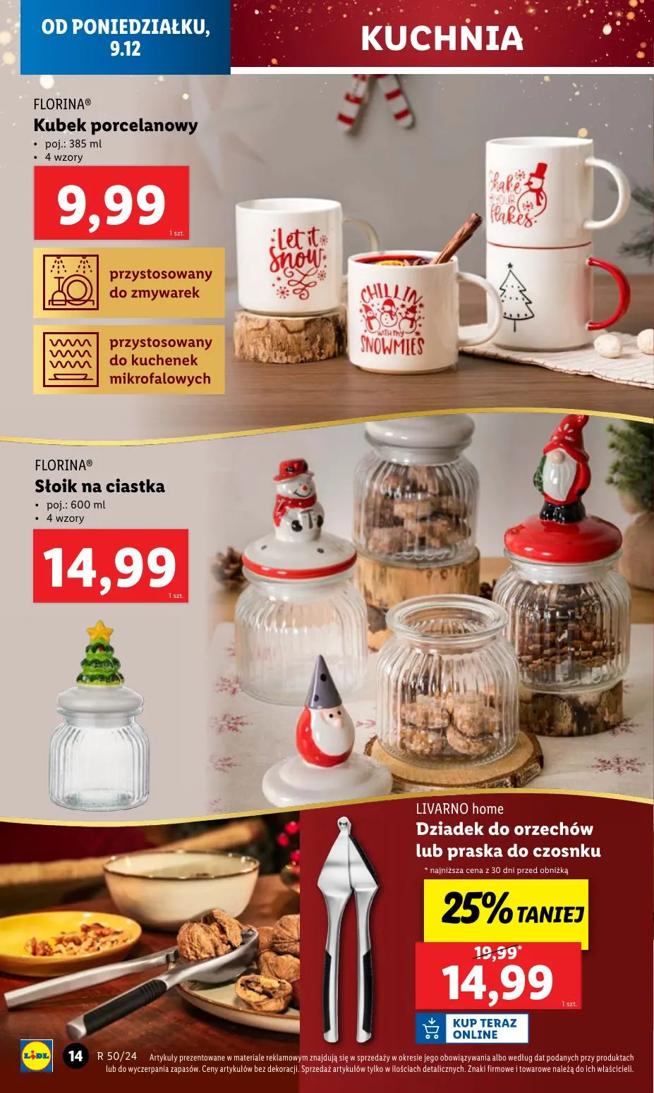 gazetka promocyjna LIDL Świąteczny katalog okazji - Strona 14