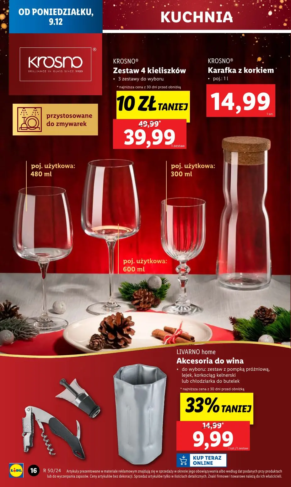 gazetka promocyjna LIDL Świąteczny katalog okazji - Strona 16