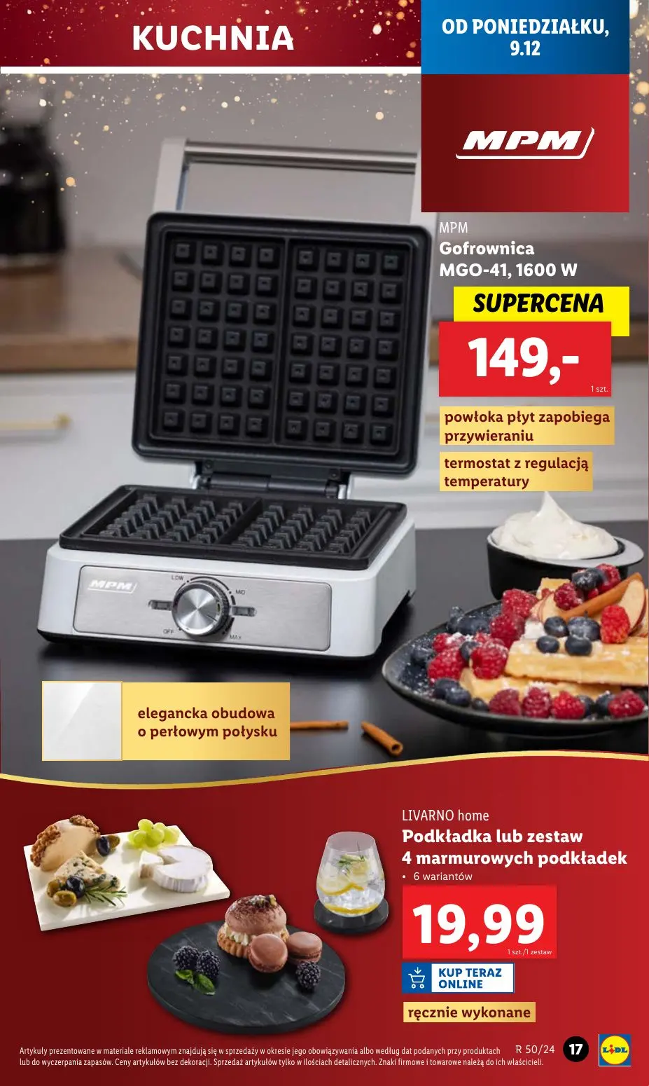 gazetka promocyjna LIDL Świąteczny katalog okazji - Strona 17