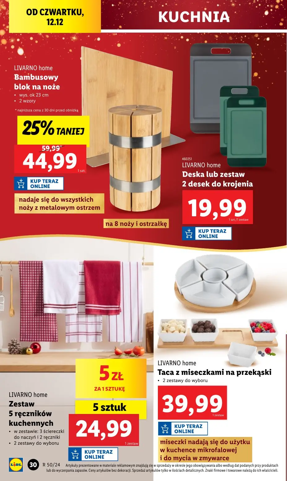 gazetka promocyjna LIDL Świąteczny katalog okazji - Strona 32