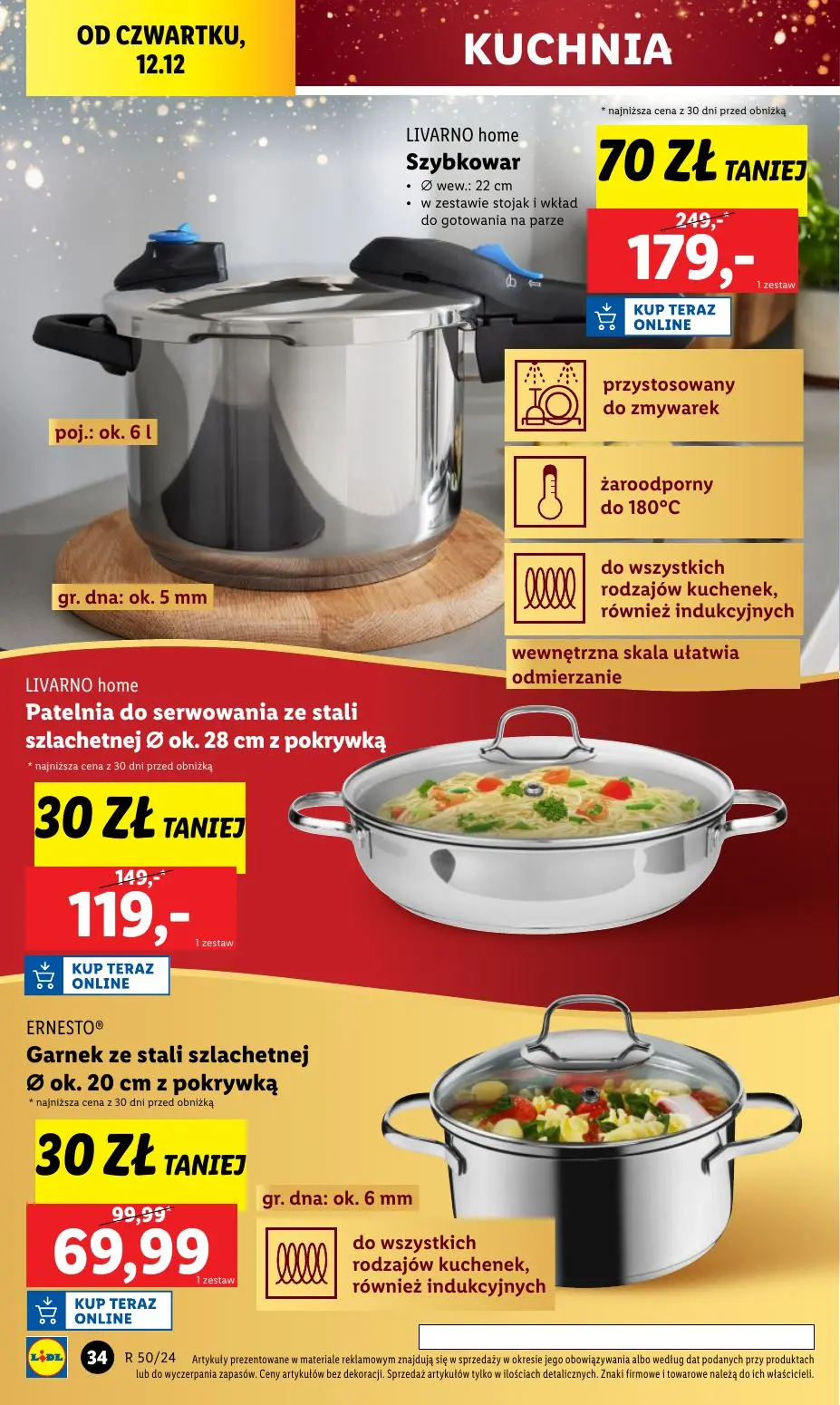 gazetka promocyjna LIDL Świąteczny katalog okazji - Strona 36