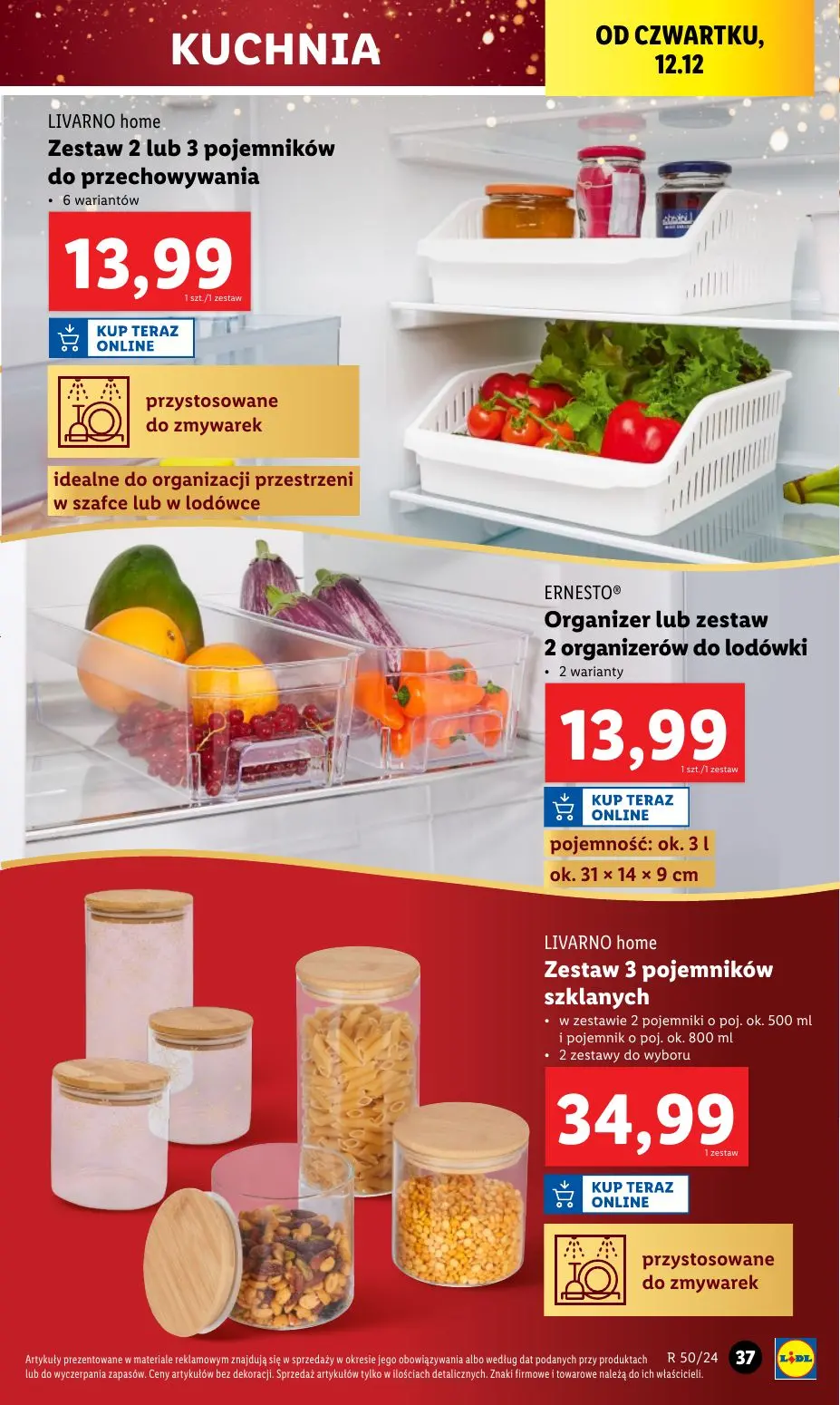 gazetka promocyjna LIDL Świąteczny katalog okazji - Strona 39