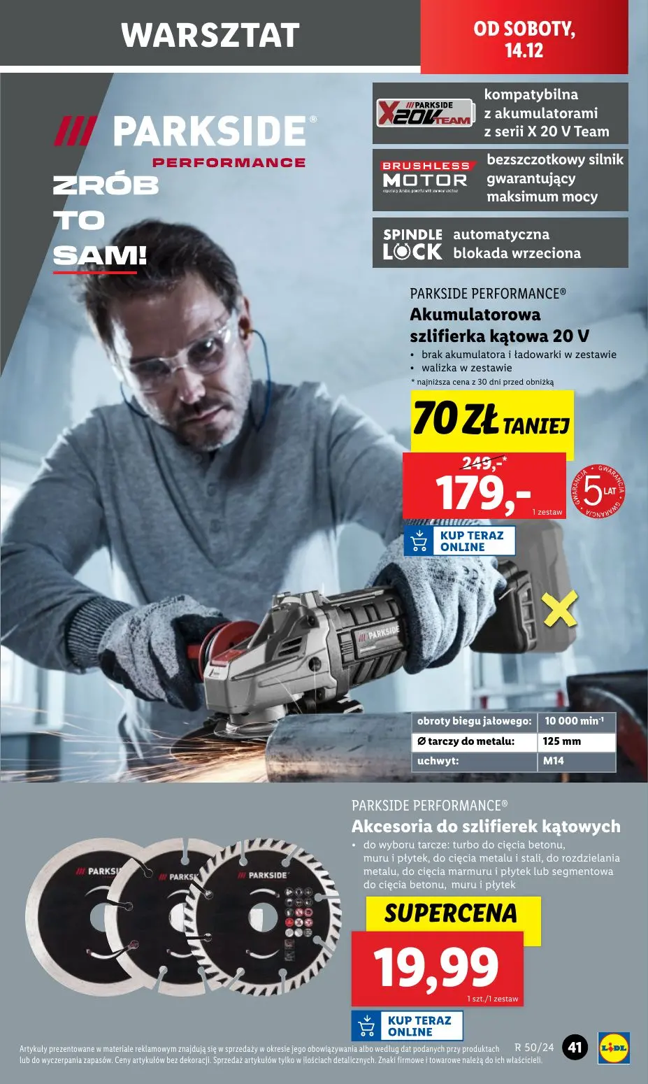 gazetka promocyjna LIDL Świąteczny katalog okazji - Strona 45