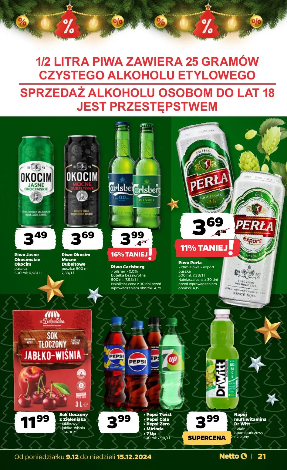 gazetka promocyjna NETTO Zadziwiająco tanie Święta - Strona 21