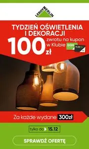 Gazetka promocyjna Leroy Merlin, ważna od 2024-12-12 do 2024-12-15.