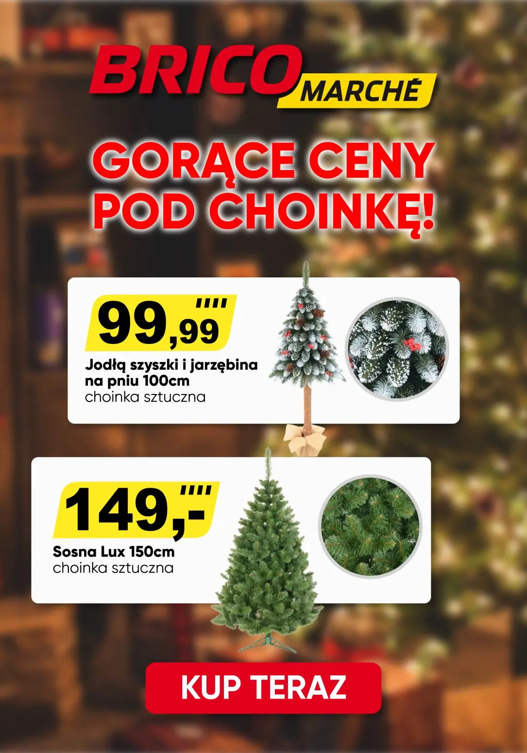 gazetka promocyjna BRICOMARCHE Gorące ceny pod choinkę!!! Sprawdź okazje online  - Strona 1